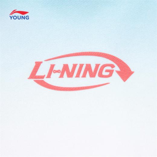 李宁女大童宽松套头连帽卫衣YWDW090 商品图4