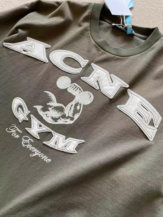 F031611鹿晗同款美式街头贴皮刺绣经水洗假两件长袖T恤 商品图2
