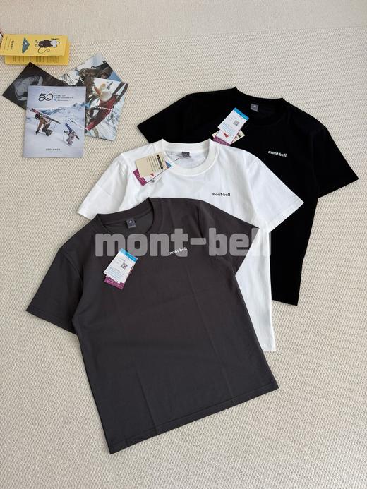 mont-bell美山日线户外运动透气舒适柔软圆领纯棉T恤 商品图2