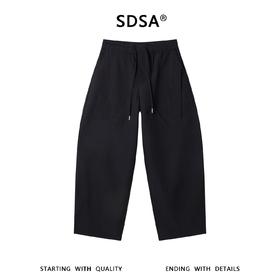 SDSA男装2026新款高贵轻奢韩版简约纯色抽绳休闲裤百搭通勤舒适