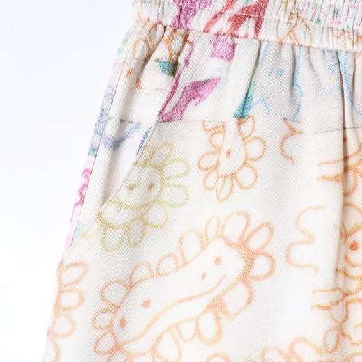 SDSA男装2026新款高贵轻奢多巴胺风格星星印花直筒阔腿休闲裤百搭 商品图2