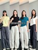 【春日蓝调】俩穿工装裤~2026莱赛尔舒适挺阔显瘦可收口直筒休闲工装裤女春夏新款 商品缩略图0
