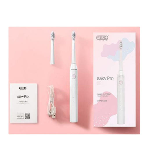 舒克丨声波电动牙刷H1(奶油白) 商品图4