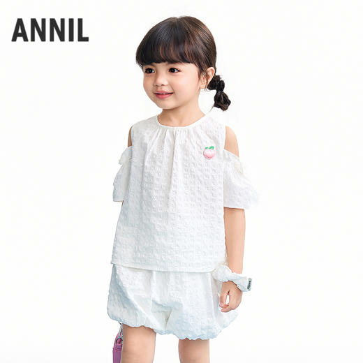 【实体店同款】女童圆领上衣夏季新款安奈儿童装XG621207 商品图1