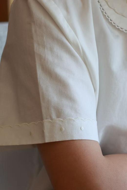 小白花|缪系花边领亚麻衬衣 商品图8