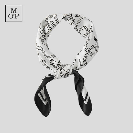 Marc O'Polo/MOP新年系列25春秋季新款桑蚕丝时尚双面印花丝巾女 商品图0