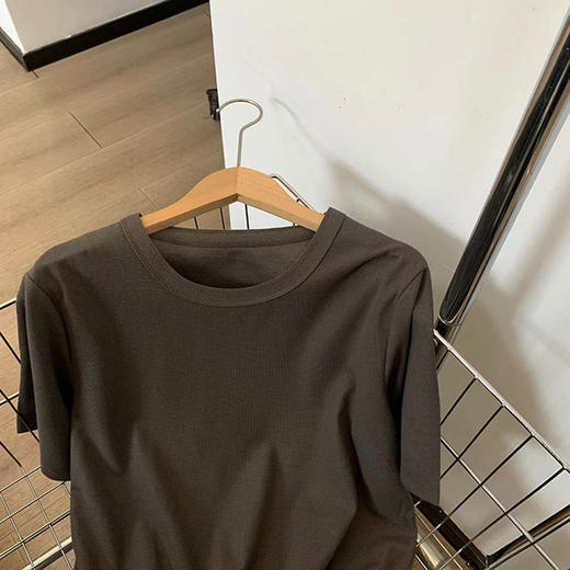 性价比敲高！基础款圆领华夫格短袖T恤！ 商品图7