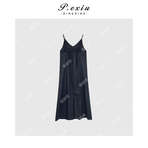 03-3潘依绣丁丁宠粉法式风简约吊带叠穿连衣裙 Q89031 商品图1