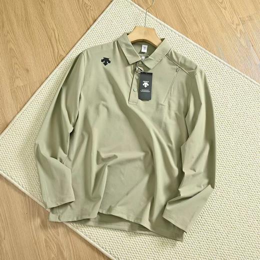 F031619春季新款简约运动休闲排汗吸湿通勤百搭长袖Polo衫 商品图5