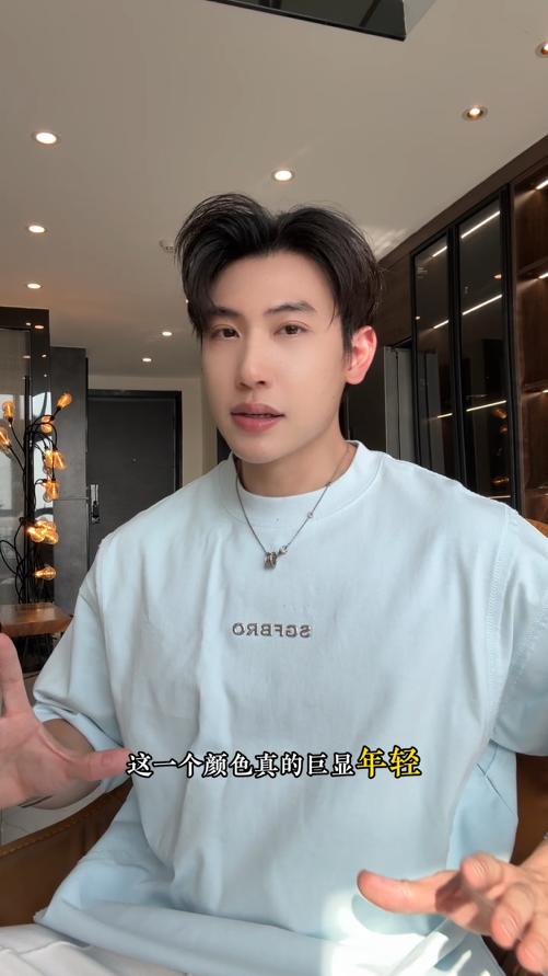 SDSA男装2026新款高贵轻奢美式时尚裁剪印花字母圆领短袖T恤百搭 商品图0