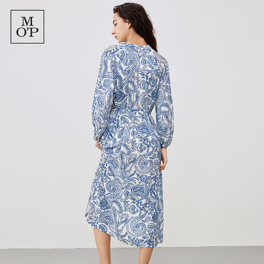 Marc O'Polo/MOP 2025夏季新款V领气质长裙佩斯利印花连衣裙女士 商品图3