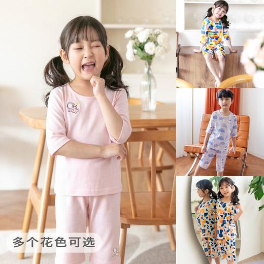 【丝麻棉 七分套】韩国moimoi春夏家居服套装 商品图3