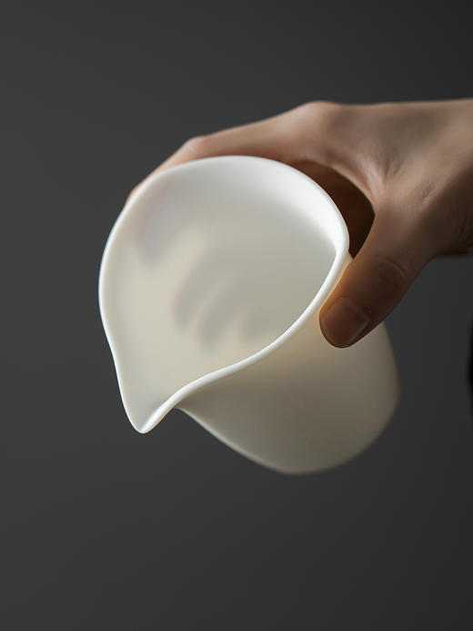 罗莱一品 留白主义-哑光羊脂玉瓷盖碗茶具套组 商品图6