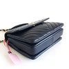【95新】CHANEL香奈儿Trendy cc系列A92236 Y83366 4B471小号深蓝色金扣V纹trendy cc链条包单肩包女士110326JJ31 商品缩略图5