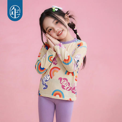 小马宝莉联名年衣童装长袖T恤女童夏季新款儿童女孩卡通打底上衣 商品图2