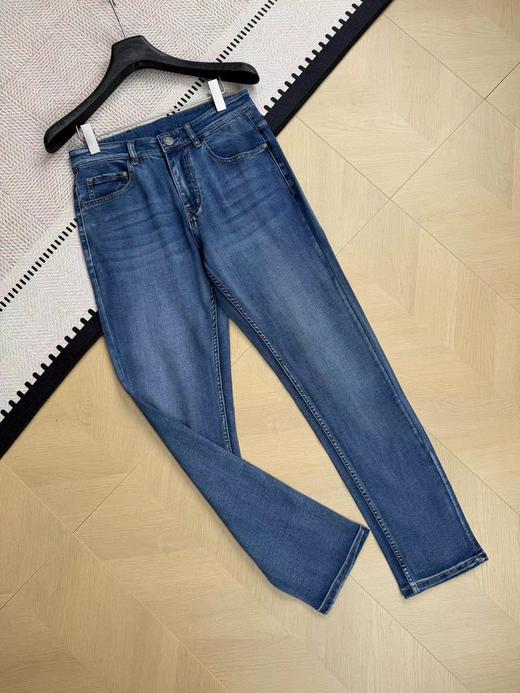 F031684春夏新款超高品质水洗做旧男士牛仔裤长裤 商品图2