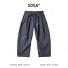 SDSA男装2026新款高贵轻奢韩版简约纯色连腰设计弯刀西裤百搭休闲 商品缩略图0
