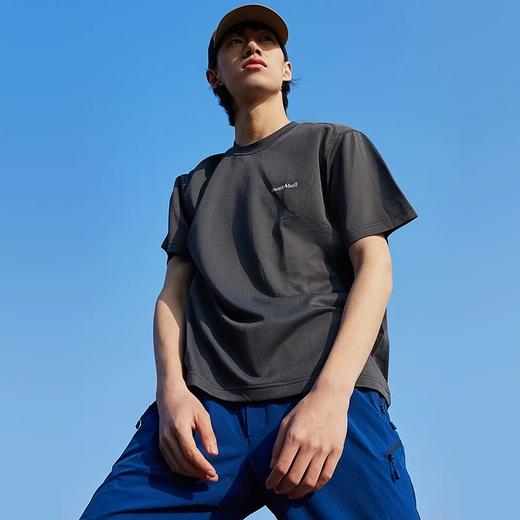 mont-bell美山日线户外运动透气舒适柔软圆领纯棉T恤 商品图1