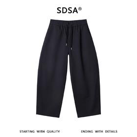 SDSA男装2026新款高贵轻奢韩版时尚简约肌理感休闲裤百搭宽松裤子