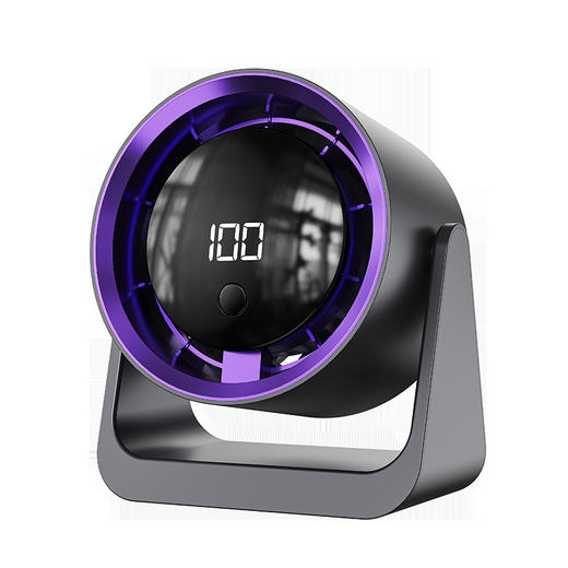 【风感炸裂❗️桌面循环扇】开启高速纳凉新体验，大广角循环室内空气，桌面+壁挂适配多种场合，学生宿舍桌面办公壁挂小型便携充电风扇长续航L 商品图4