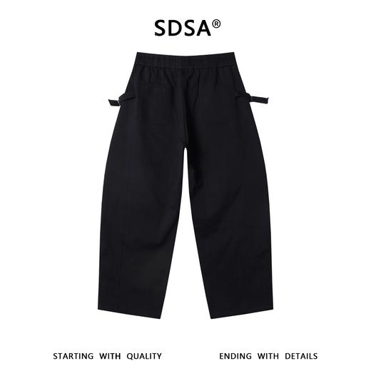 SDSA男装2026新款高贵轻奢韩版百搭侧边织带设计抽绳休闲裤百搭 商品图4