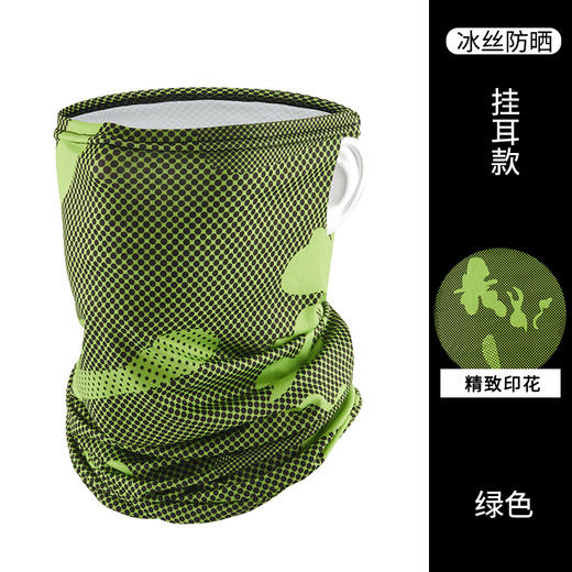 男士防晒头巾围脖护颈设计夏季骑行钓鱼面罩脖套轻薄透气舒适实用。la 商品图2