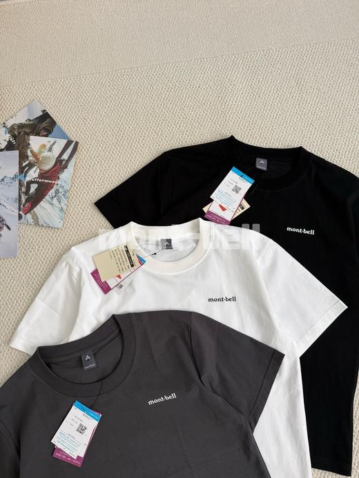 mont-bell美山日线户外运动透气舒适柔软圆领纯棉T恤 商品图3