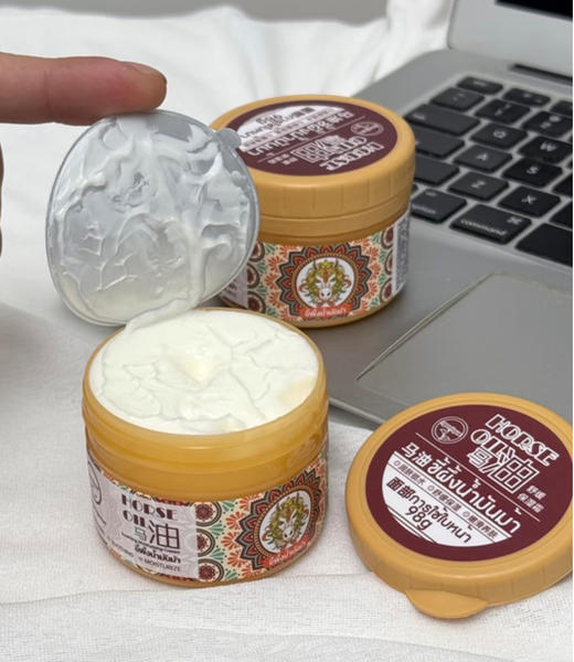 老米优品🎈3盒特价！胖东来同款，泰国原装进口《瓯咖妮马油舒缓保湿霜 》多种天然活性成分 多重保湿，莹润透亮  滋润皮肤 一盒=面霜+润肤霜+护手霜+护足霜 商品图1