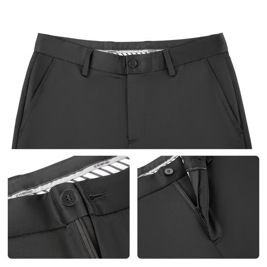 【竹浆粘胶纤维/凉感】柒牌休闲梭织长裤2026新款修身凉感裤子男 130H71870 商品图3