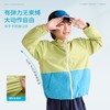 咕噜日记儿童休闲连帽撞色拉链外套男童拼色防泼水户外女童透气衣 商品缩略图2