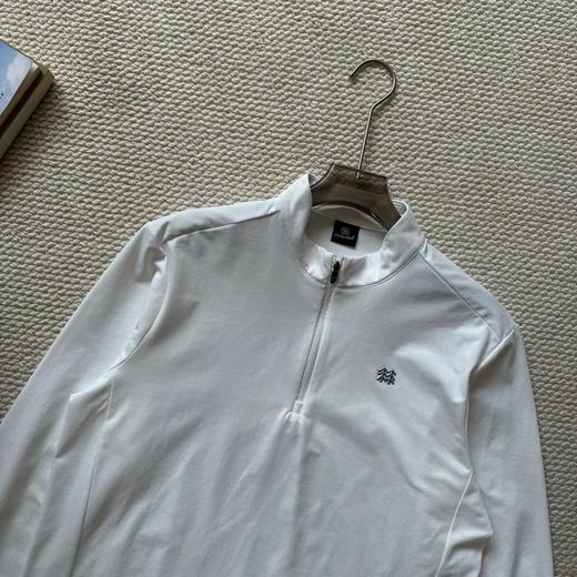 F031651吸湿速干T恤男女S-FUNCTIONAL亲肤柔软半拉链长袖T恤 商品图5