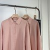 F0316102亚麻三文鱼粉衬衫早春新款高阶通勤衬衫上衣 商品缩略图1
