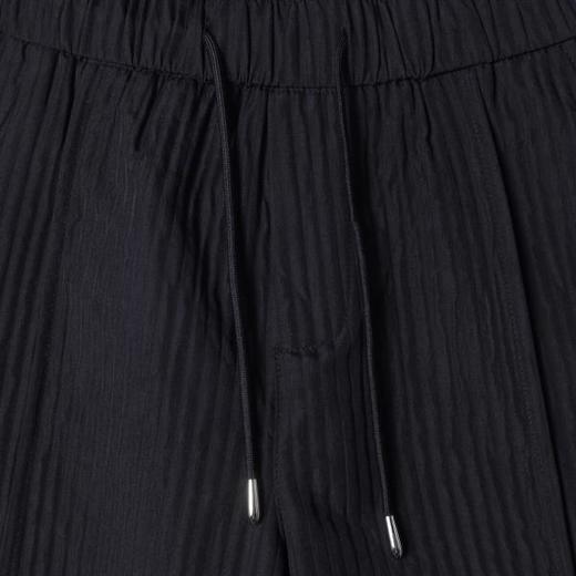 SDSA男装2026新款高贵轻奢简约时尚纯色竖纹抽绳休闲裤百搭宽松 商品图1