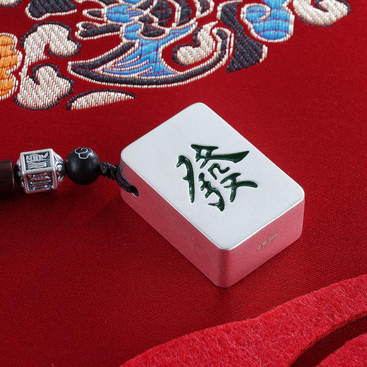 子佩集S999银把把胡钥匙扣【YSK687-1】手把件大号2302 商品图1