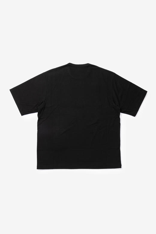 Calmlence 26SS 本白色/黑色suvin棉真丝混织短袖T恤 商品图3