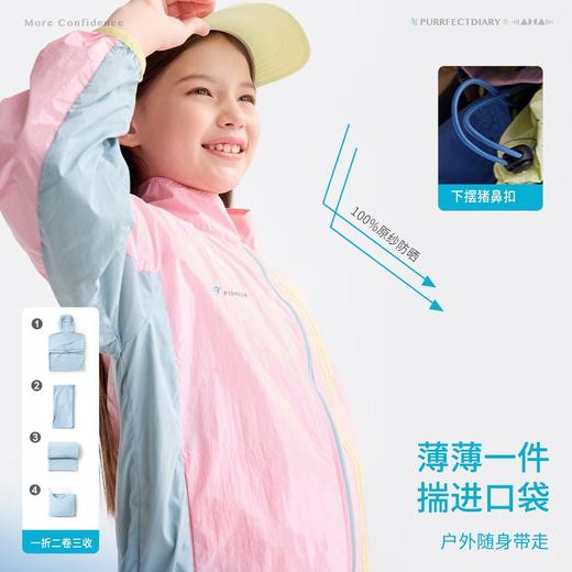 【亲子款】咕噜日记儿童户外撞色外套2026春夏男女童轻量防晒上衣 商品图2