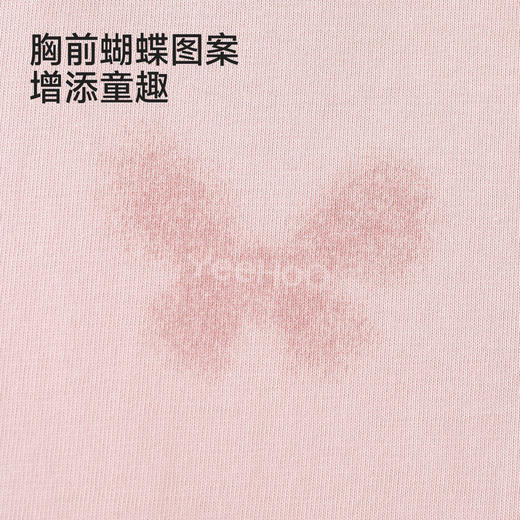 【商场同款】英氏女童短袖T恤夏季新款女宝宝圆领套头打底衫上衣 商品图3