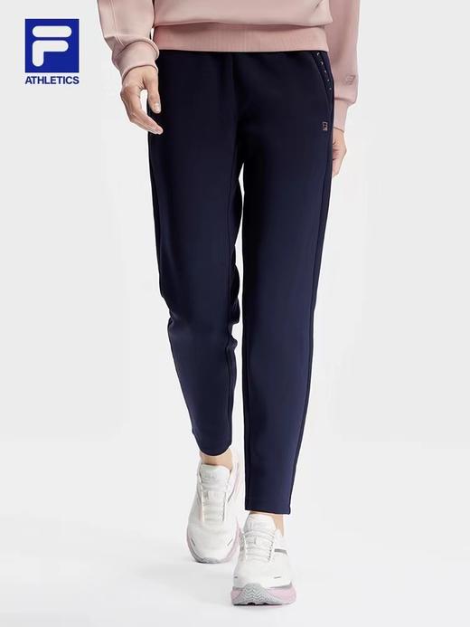 F0316117松紧抽绳小直筒休闲垂感修身印花卫裤长裤 商品图5