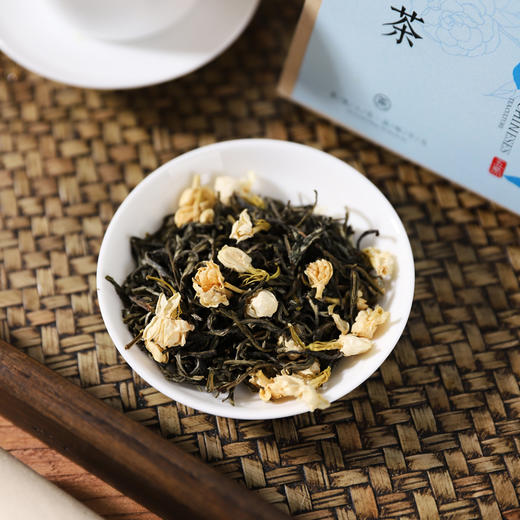 五虎一级茉莉花茶 150g/袋 广西横县产地 烘青绿茶窨制 花香浓郁 商品图1