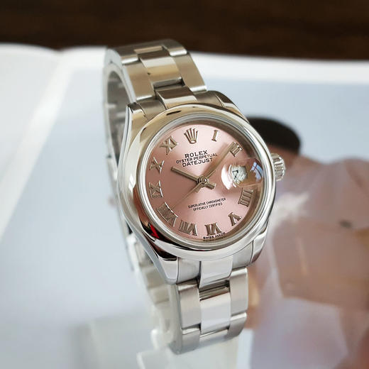 【95新】ROLEX 劳力士279160-0014天文台认证自动机械机芯日期显示28MM（女款）女装日志型系列蚝式钢100326NJS17 商品图2