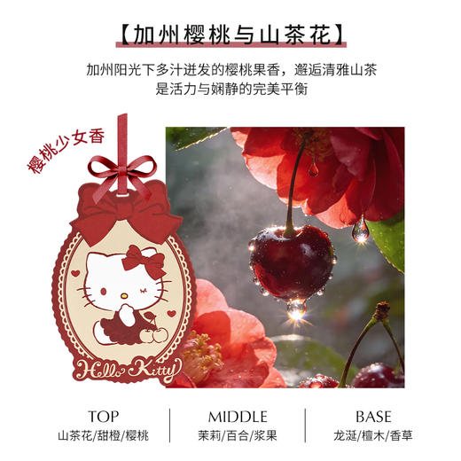 绽家HelloKitty精油香薰片香氛卡衣柜衣橱家卧室香挂车载持久留香 商品图1