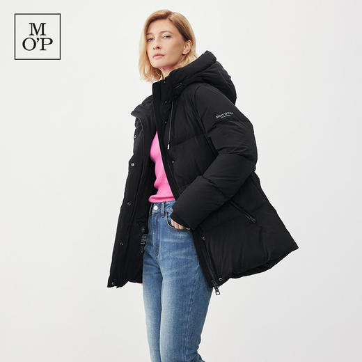 【蒋梦婕同款】Marc O'Polo/MOP冬新款时尚连帽长款羽绒服外套女 商品图2