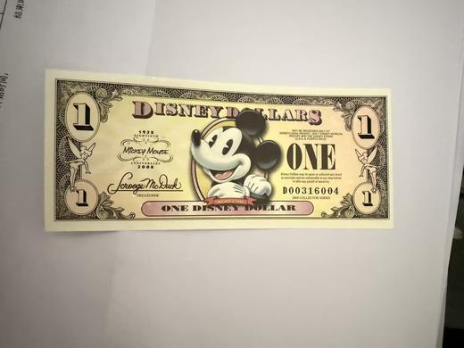 迪士尼美元钞 商品图0