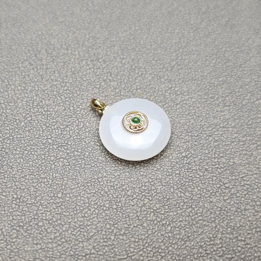 和田玉包银镀金精美挂坠合集 312-25 商品图2