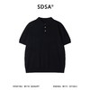 26MY02SDSA男装2026新款高贵轻奢时尚简约翻领针织短袖T恤百搭时尚上衣 商品缩略图1