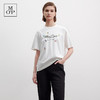 Marc O'Polo夏季新款好看品牌经典logo小刺绣设计感圆领短袖T恤女 商品缩略图0