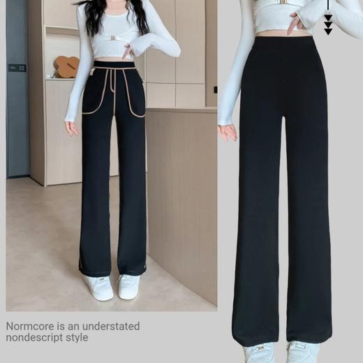 【升级款锦纶珠弟面料高弹力超舒适喇叭和直筒两款可选】非常显瘦百搭穿上就是大长腿25次打版调整显瘦王炸裤子 商品图4