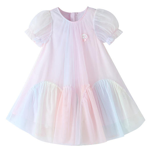 【实体店同款】女童短袖连衣裙夏季新款安奈儿童装XG623133 商品图5