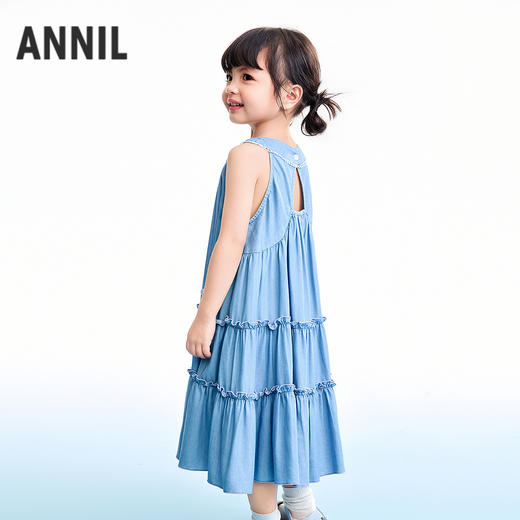 【实体店同款】女童无袖连衣裙夏季新款安奈儿童装XG623117 商品图2