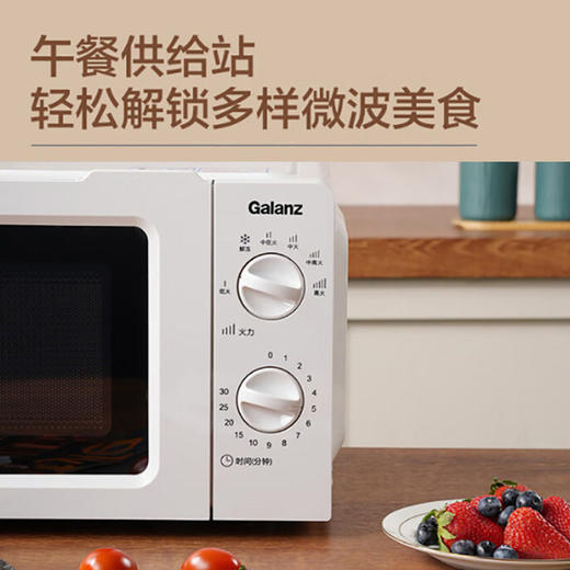格兰仕微波炉17L转盘式家用多功能热饭菜迷你小型微波炉V1(W0) 商品图3